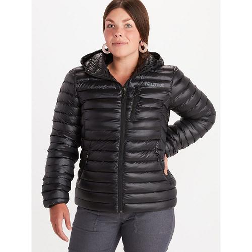 Marmot Avant Featherless Jackets - Womens Down Jacket Black CA3429016 Canada